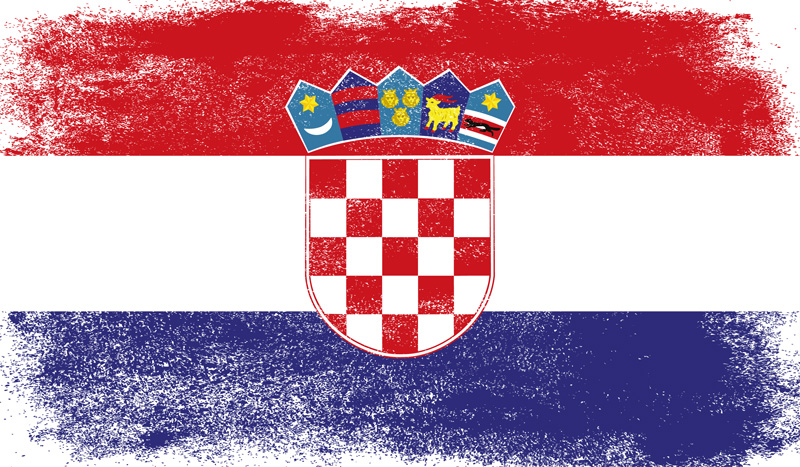 Kroatische Landesflagge